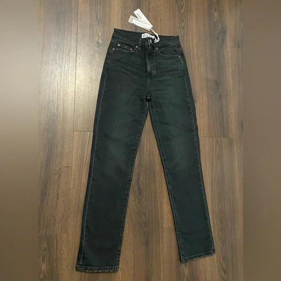 NWT Women’s Daze Black Smarty Pants High Rise Slim Jeans 25 - Picture 3 of 13